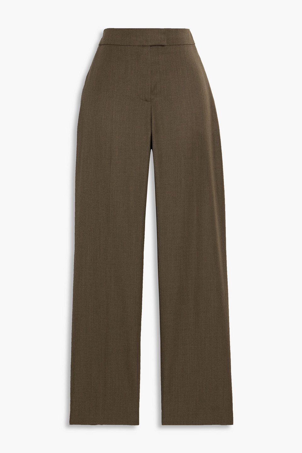 Altuzarra Todd Wool-twill Slim-leg Pants In Green