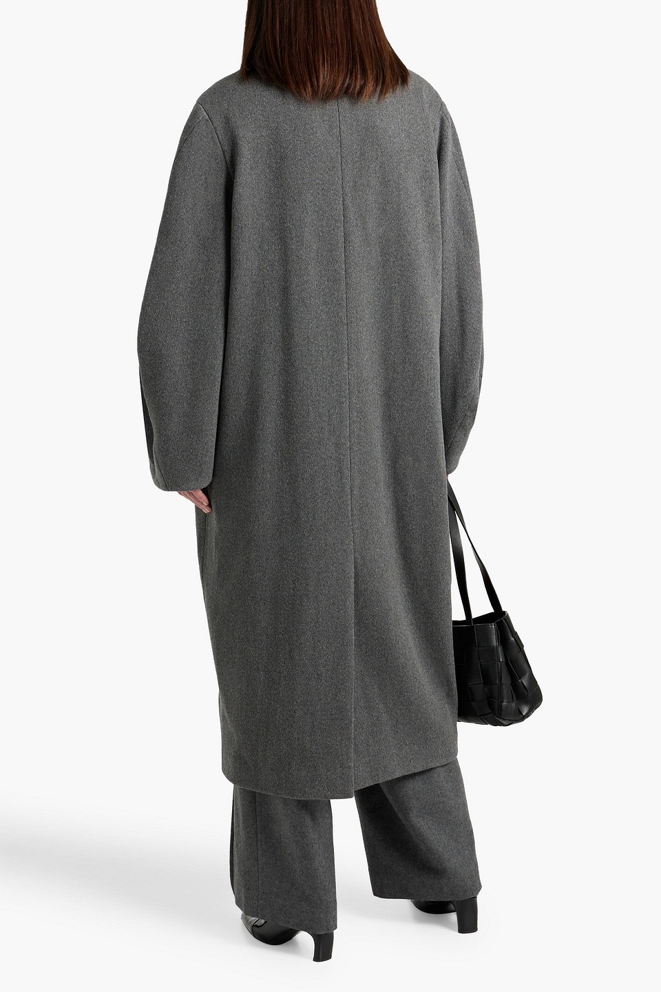  Le 17 Septembre - Wool-blend Twill Coat - Gray - Fr 34 