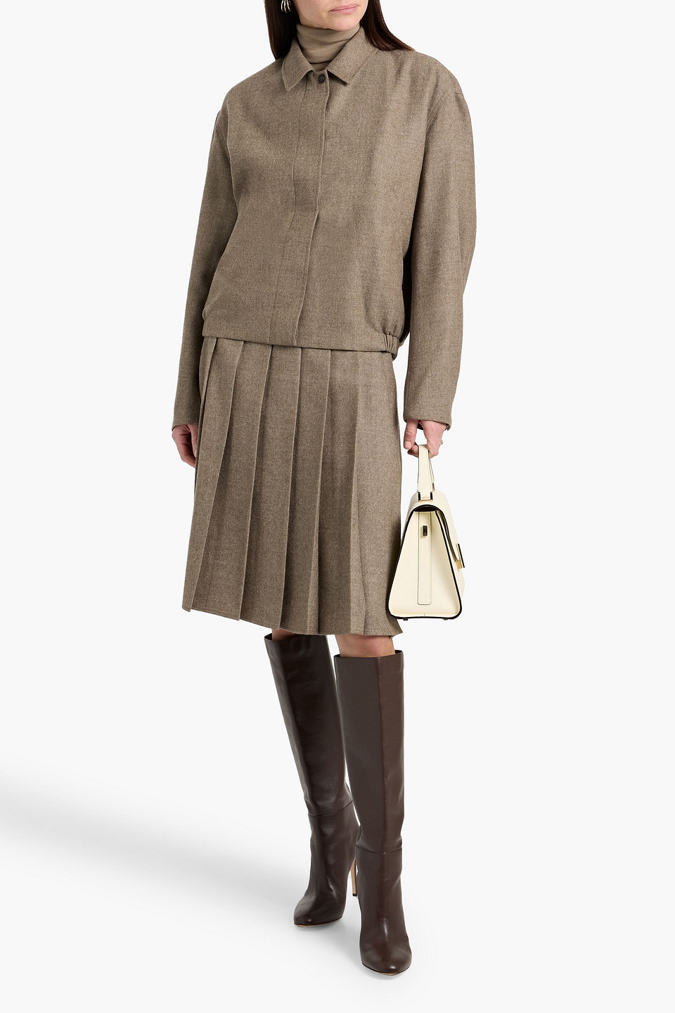  Le 17 Septembre - Wool-twill Jacket - Neutral - Fr 34 