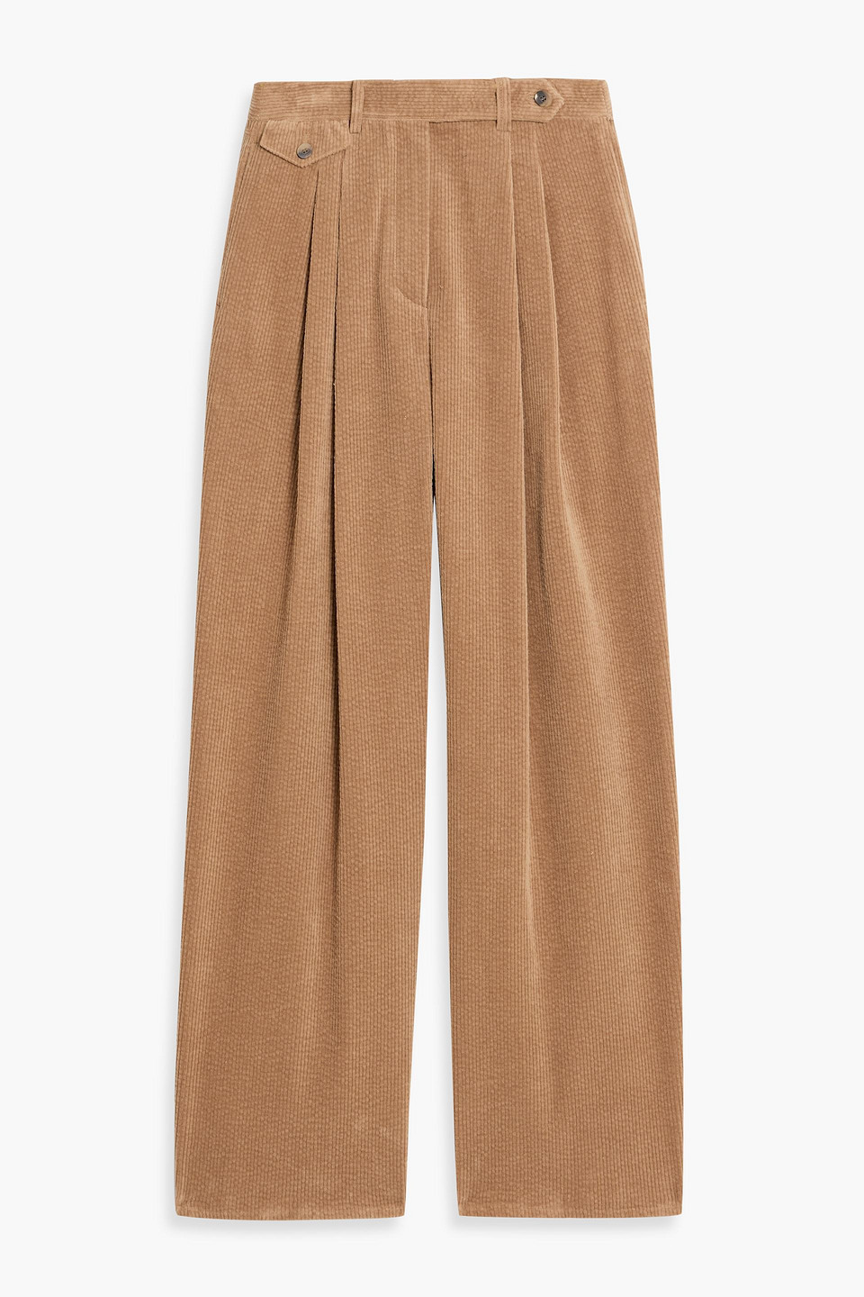 Le 17 Septembre Cotton-blend Corduroy Wide-leg Pants In Brown