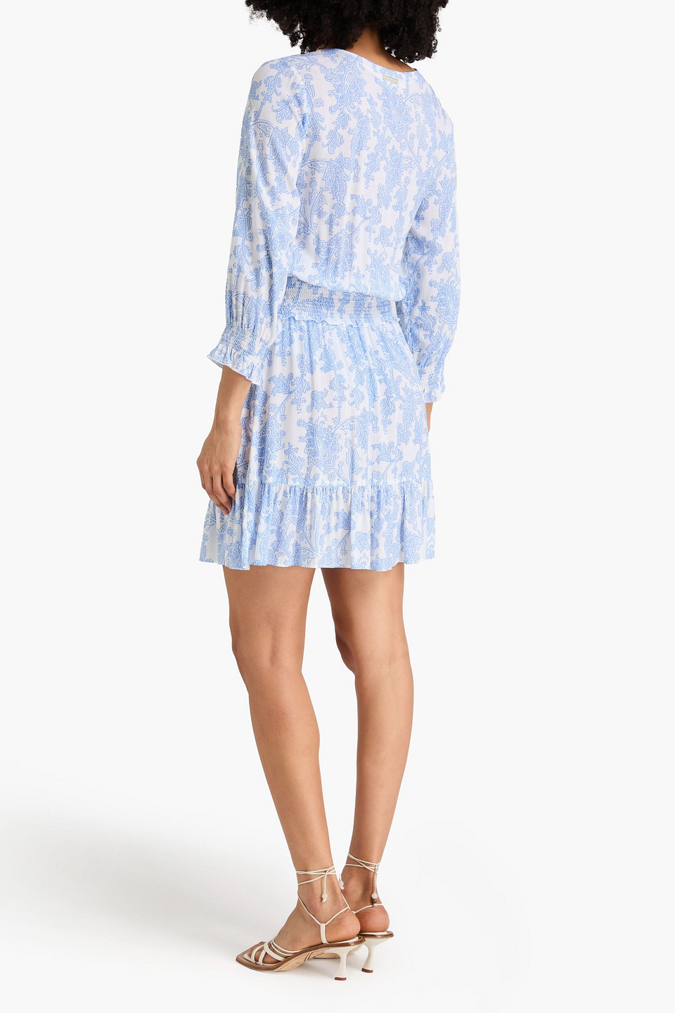  Heidi Klein - Minikleid Aus Popeline Mit Paisley-print - Blau - S 