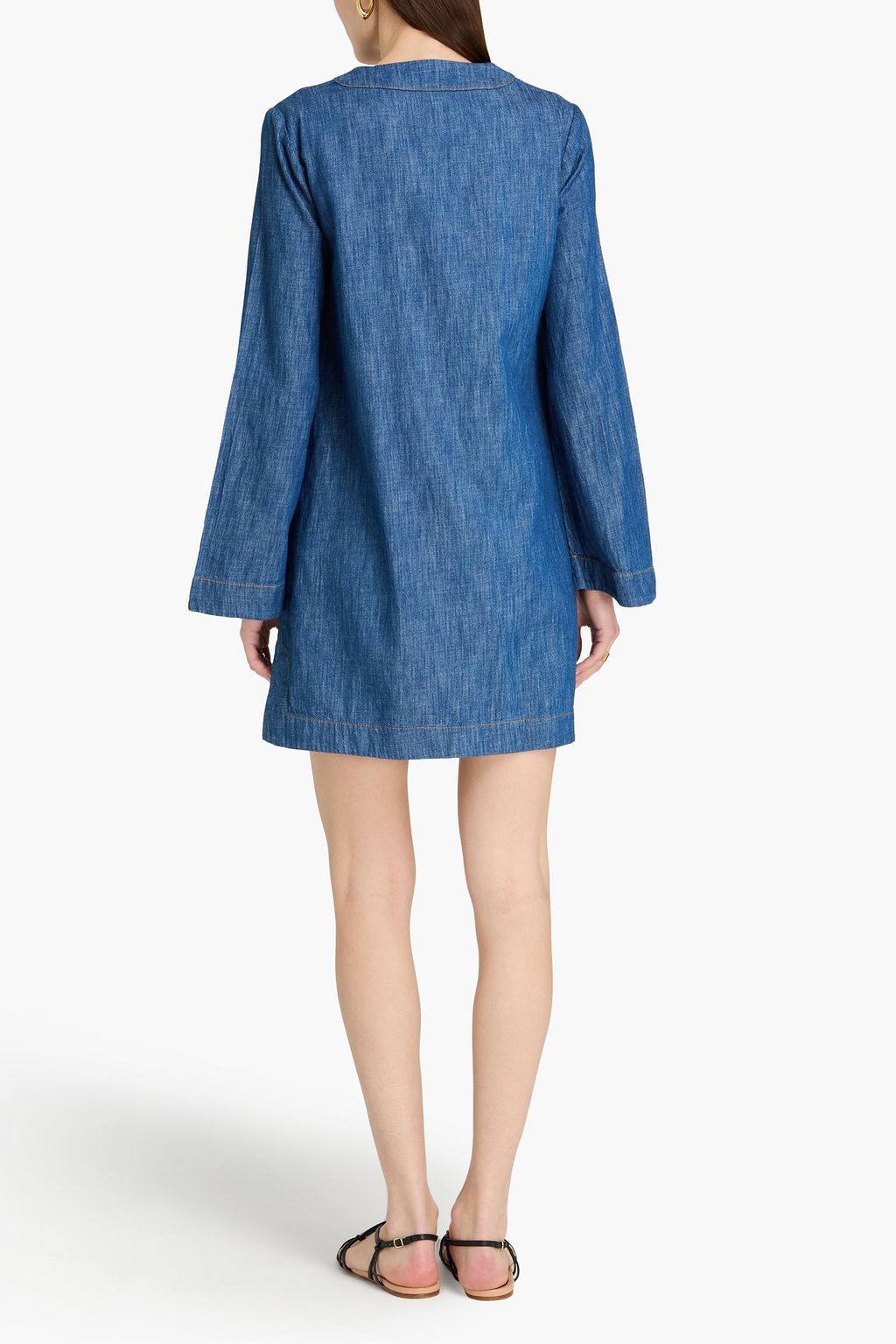 zara denim tunic dress Zara - Trf Denim Mini Dress - Blue - S