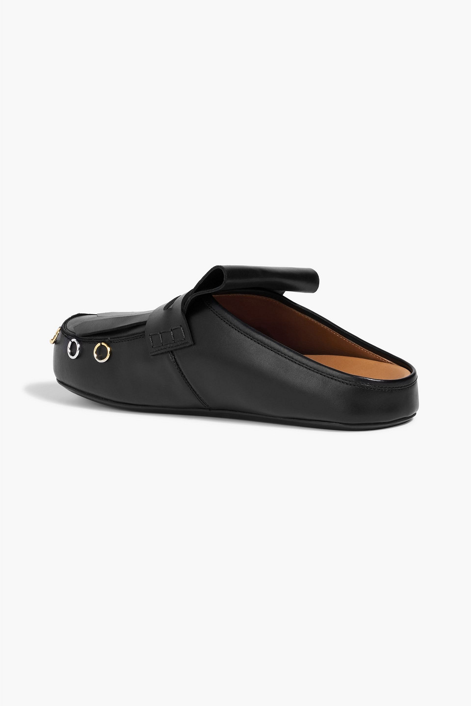  Marni - Verzierte Clogs Aus Leder - Schwarz - Eu 40 