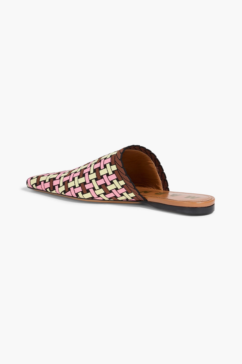 Marni Jacquard Slippers In Multi