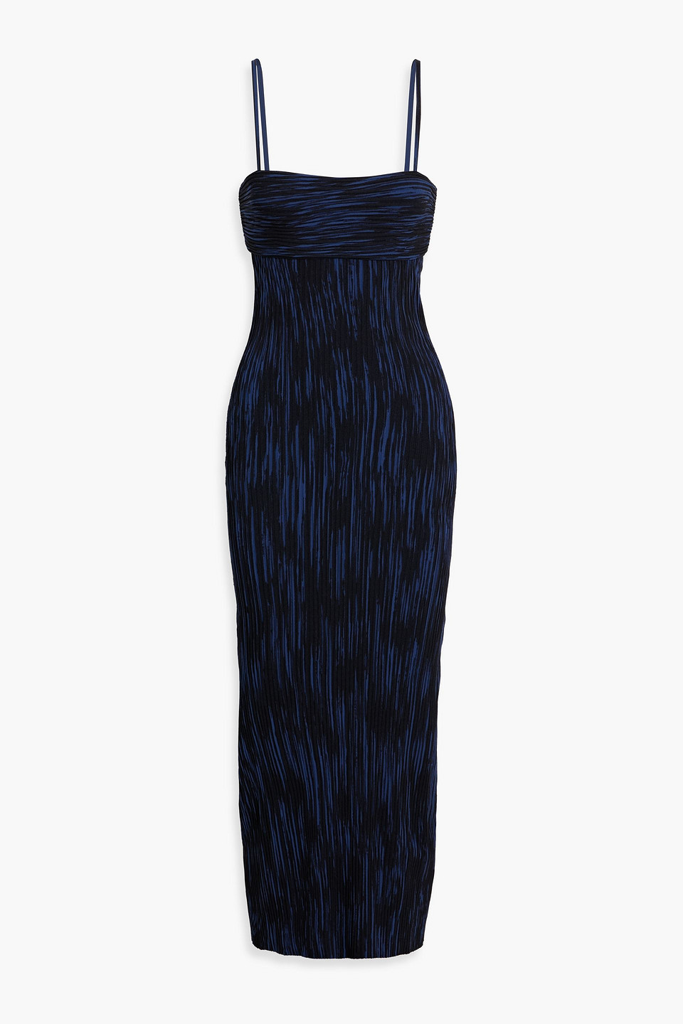 Proenza Schouler Ward Jacquard-knit Midi Dress In Black