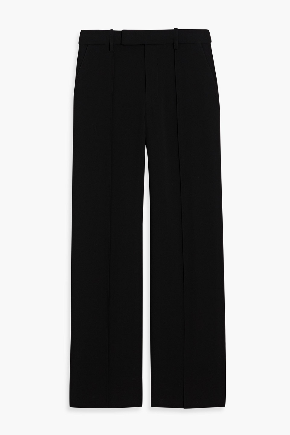 proenza schouler - weyes crepe straight-leg pants - black - us 2