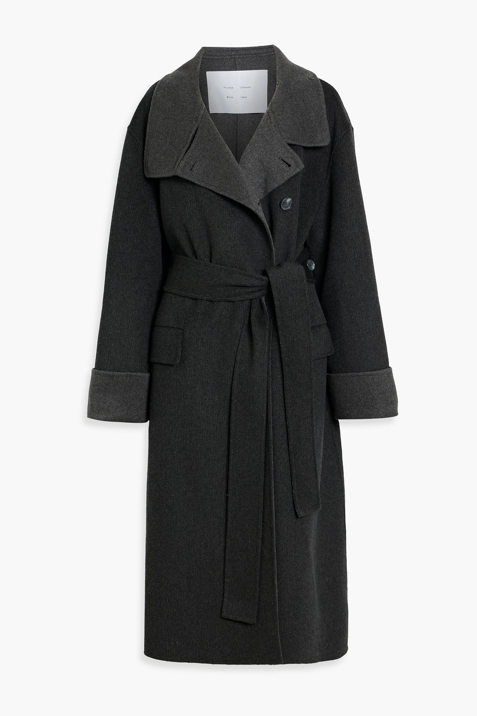 Proenza Schouler Constance Wool-blend Coat In Gray