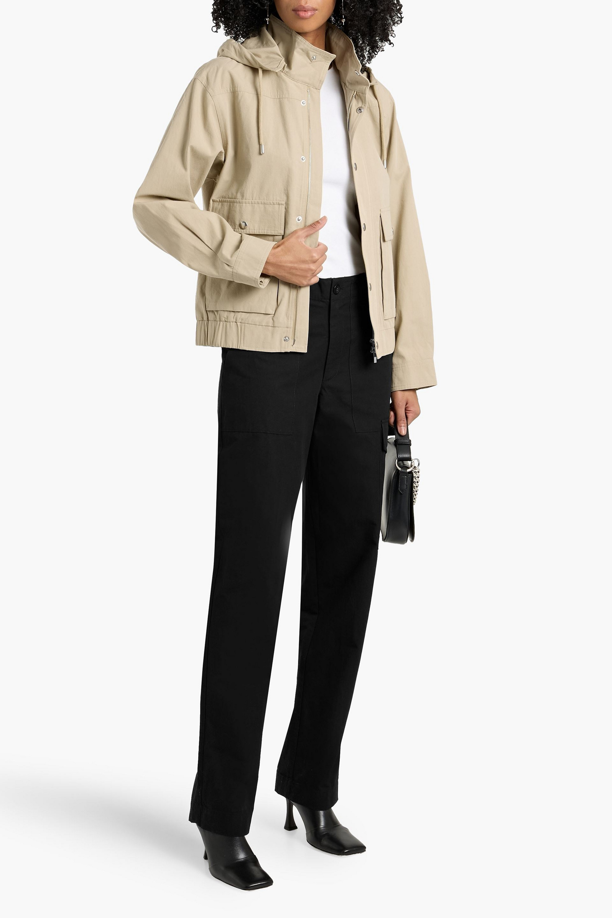 PROENZA SCHOULER PSWL Octavia cotton and linen-blend canvas cargo pants