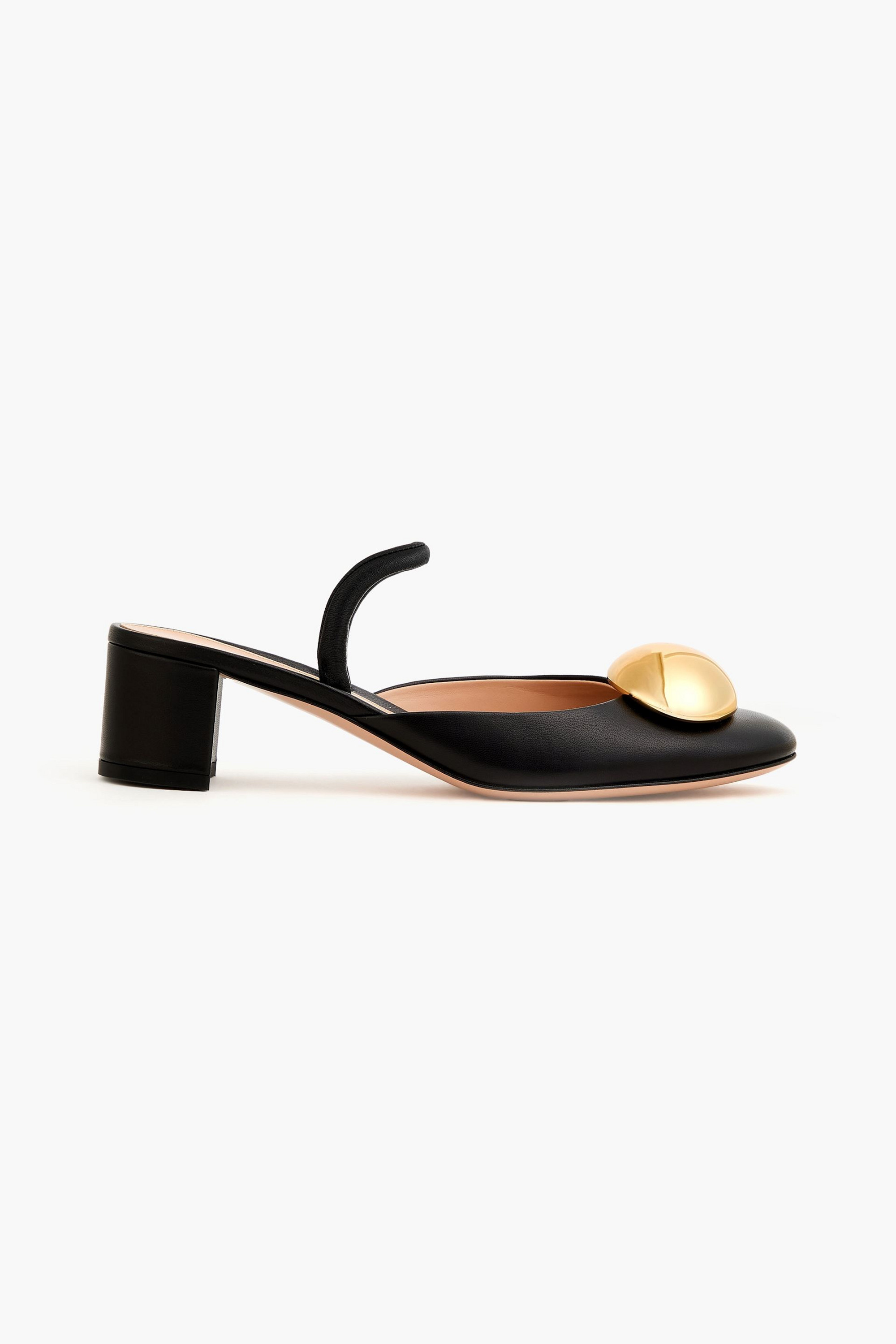 GIANVITO ROSSI - Sphera 45 embellished leather pumps | Plush