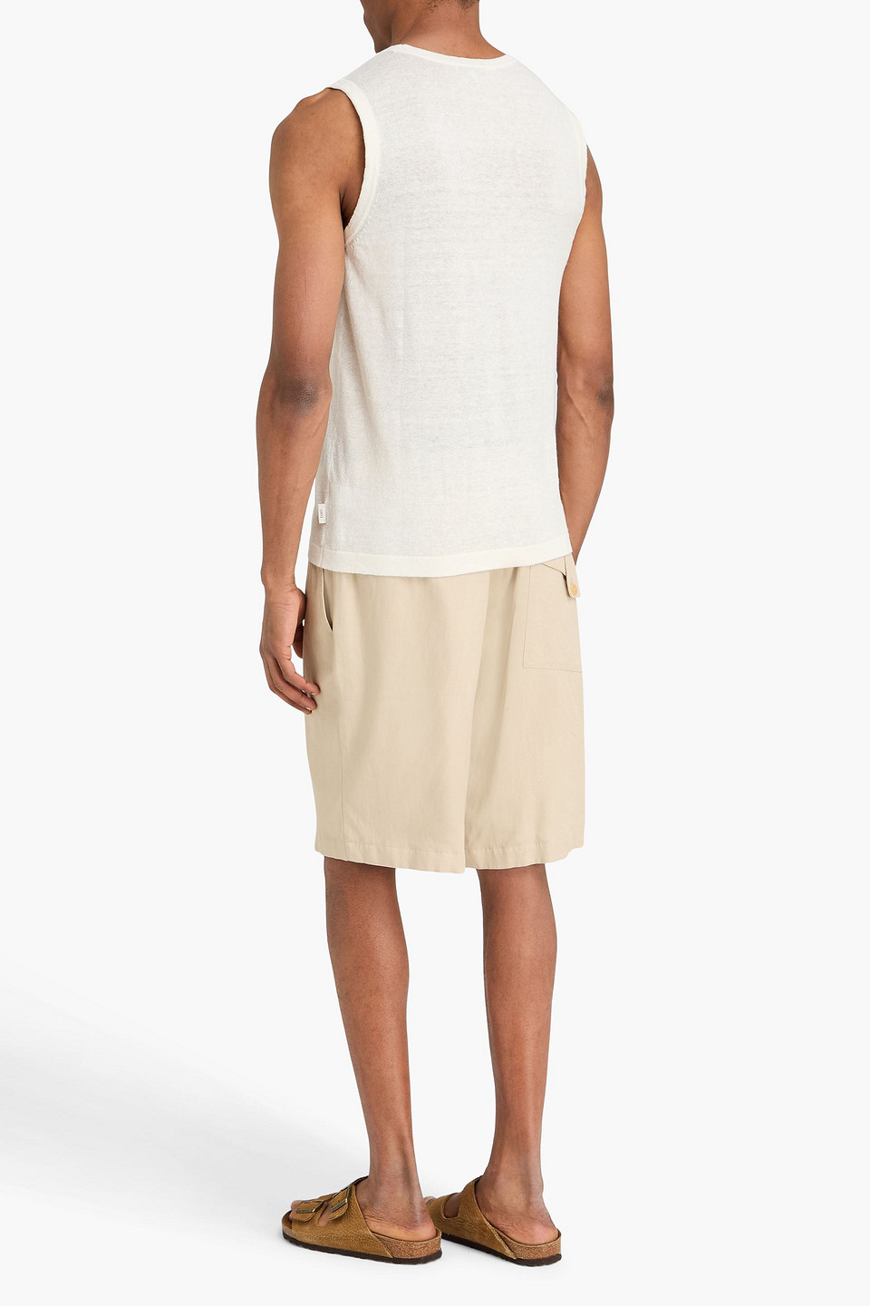  Onia - Linen Tank - White - L 