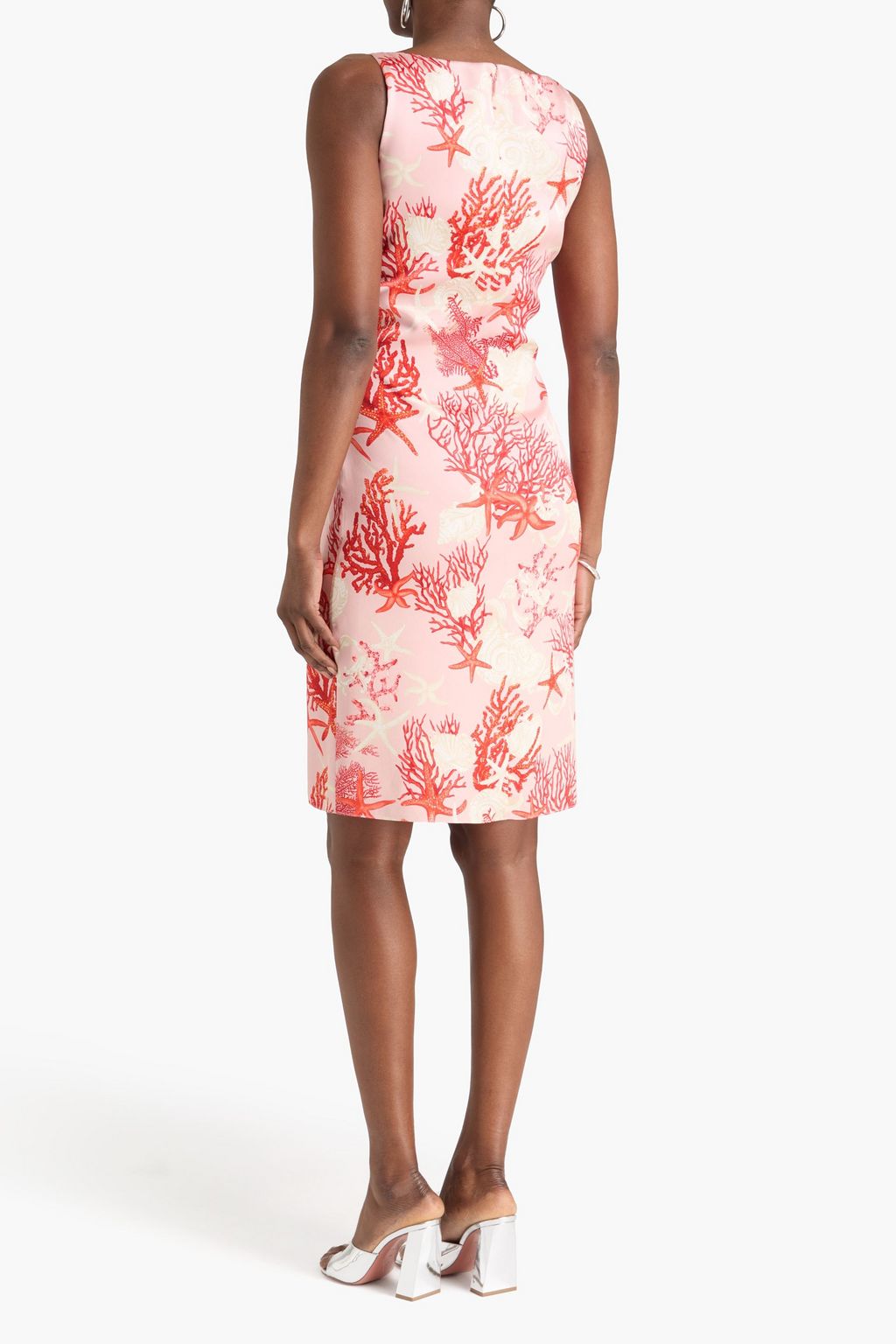 VERSACE Draped printed silk crepe de chine dress | THE OUTNET VERSACE Draped printed silk crepe de chine dress | THE OUTNET