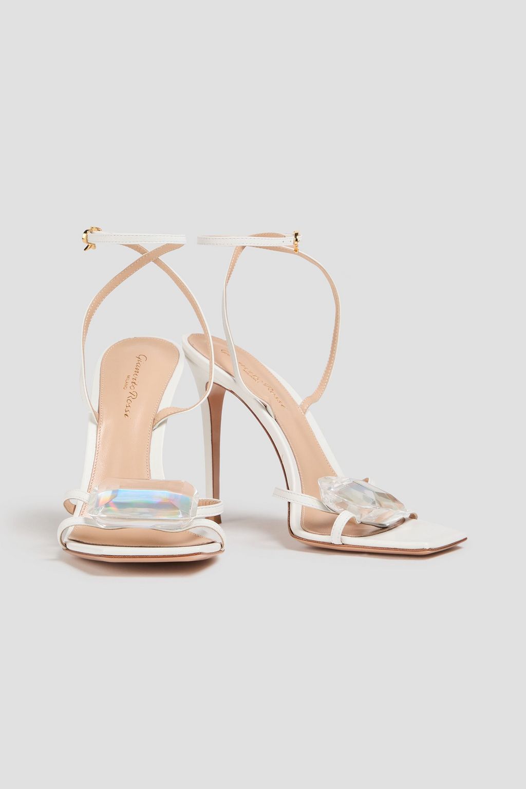 GIANVITO ROSSI Jaipur 115 レザー サンダル | THE OUTNET (アウトネット)