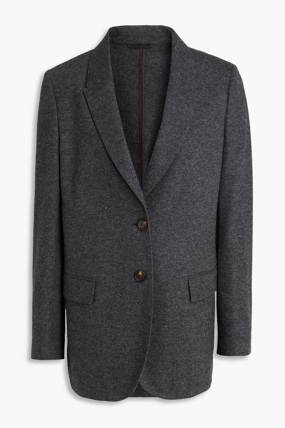 Brunello Cucinelli Blazer Aus Kaschmir In Gray