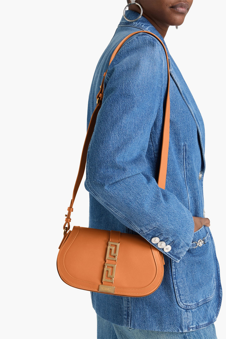  Versace - Schultertasche Aus Leder - Braun - Onesize 