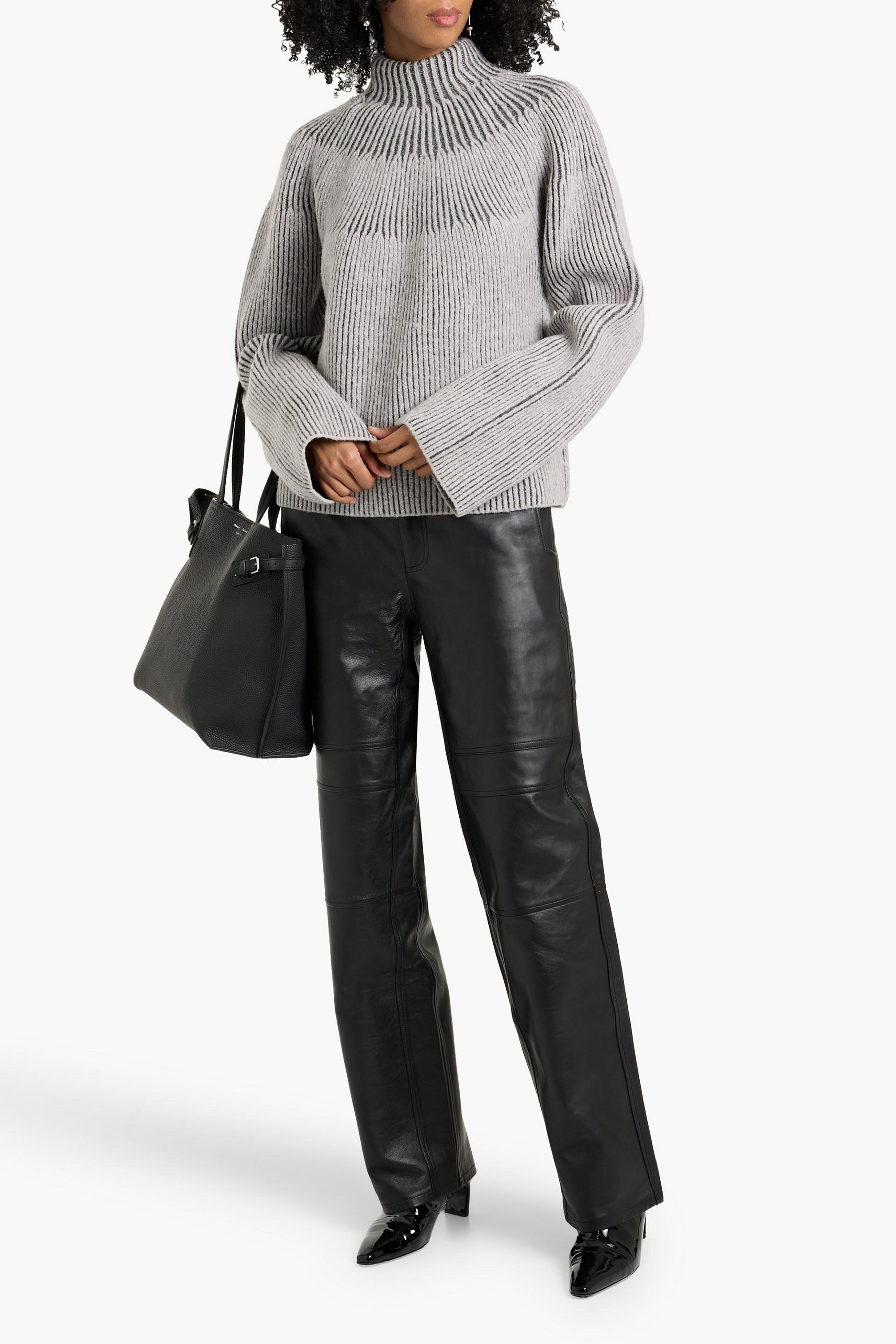 Proenza Schouler Brynn ribbed-knit turtleneck sweater