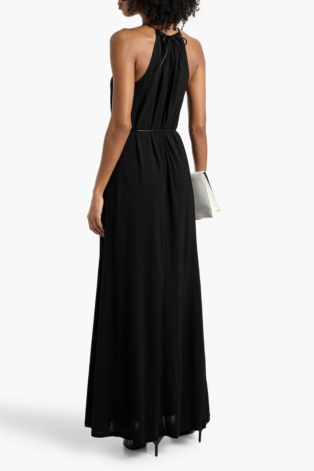 lenny maxi dress Lenny Chemisier Long Dress with Slit