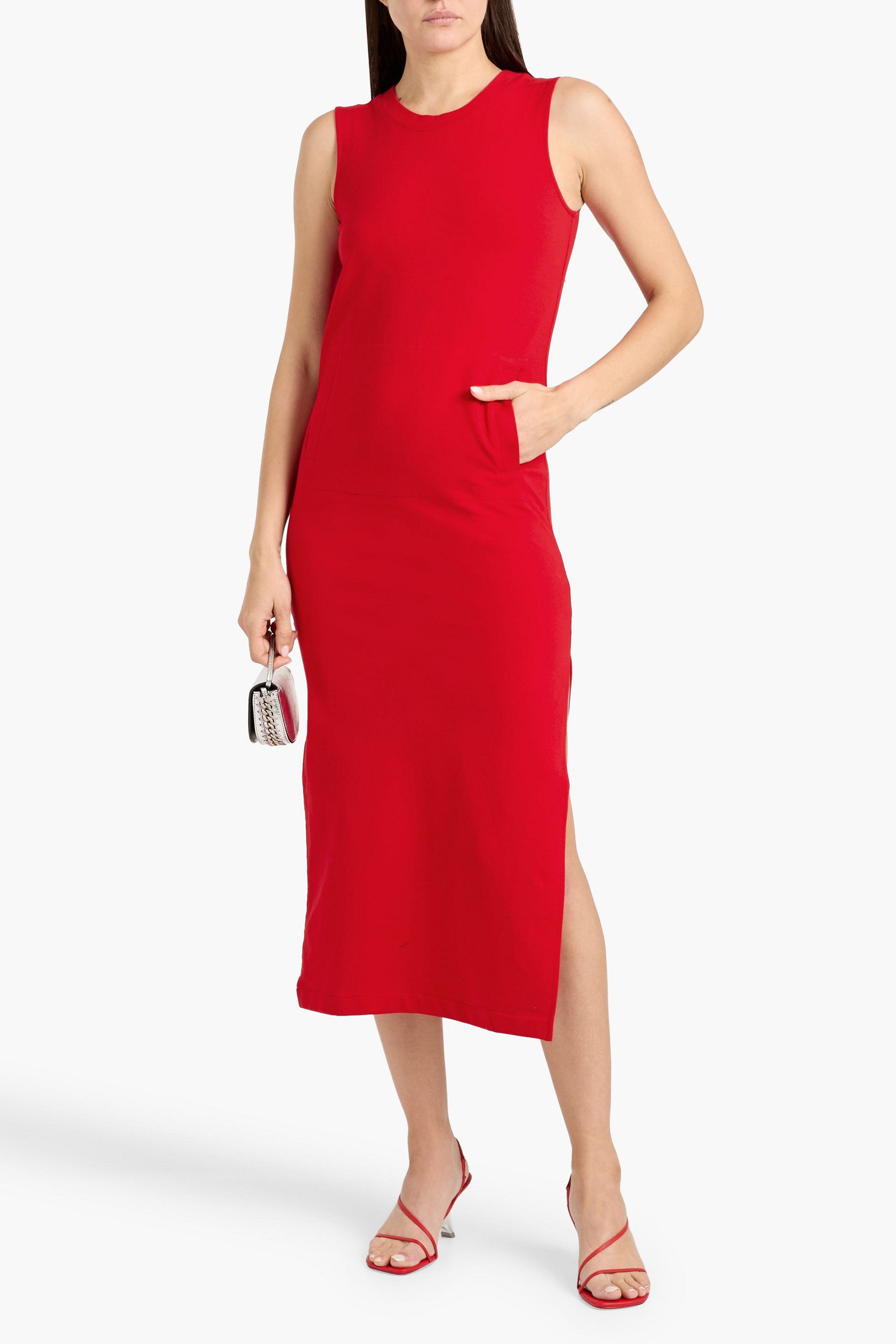 gabriela hearst ardor ribbed cashmere and silk blend midi dress Ardor ribbed cashmere and silk-blend midi dress - ivory
