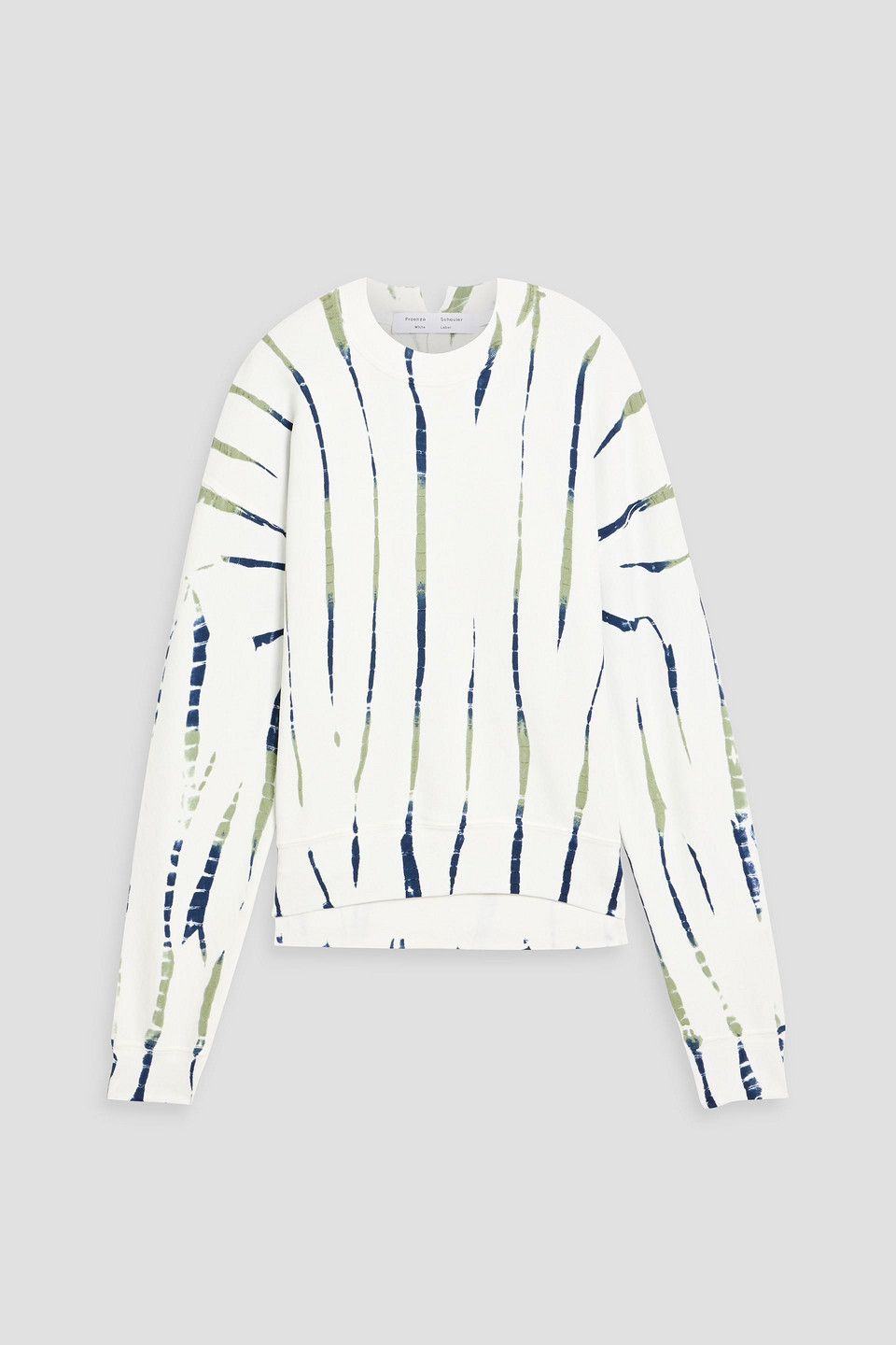 Proenza Schouler Blake Tie-dyed French Cotton-terry Sweatshirt In Multi