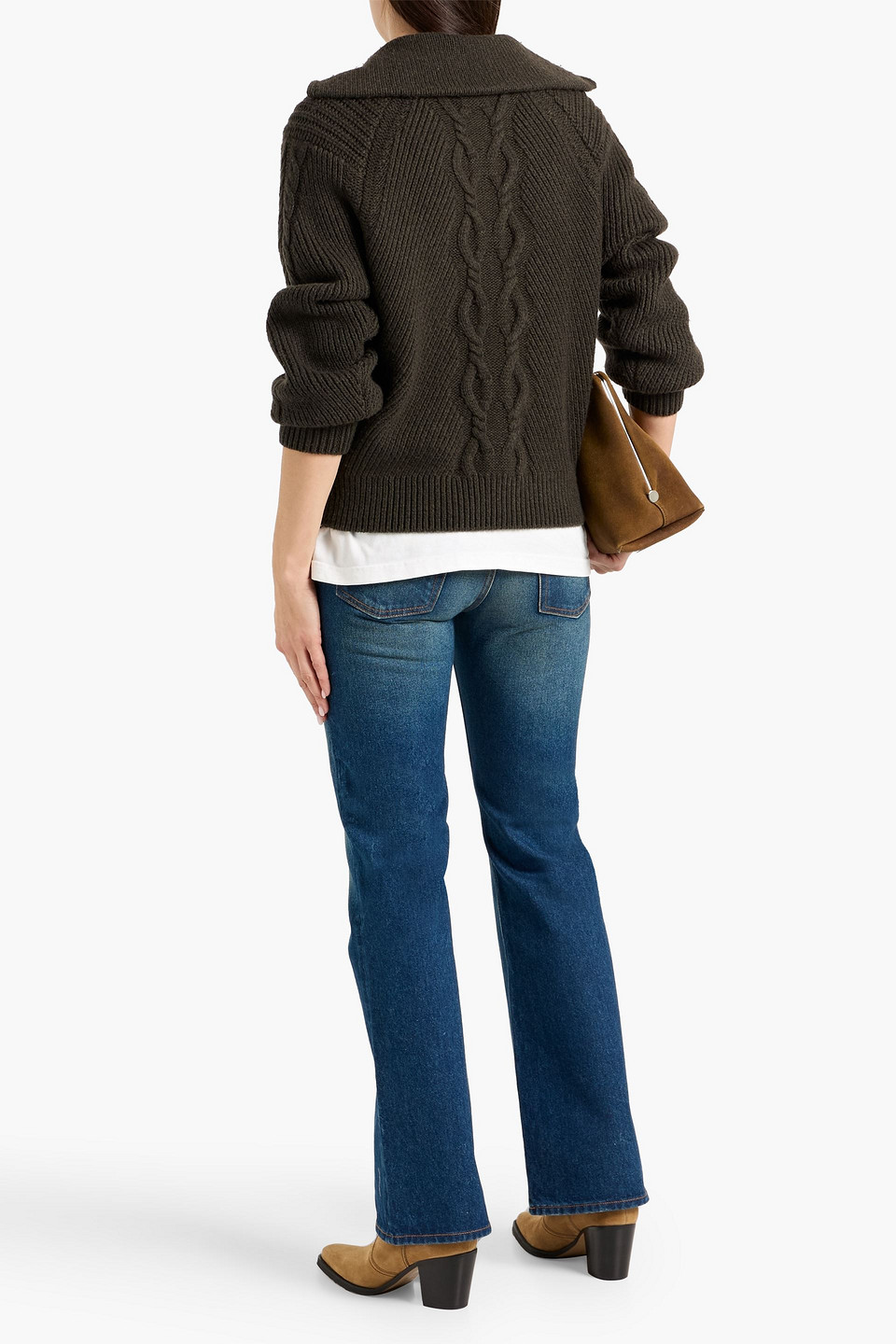 Acne Studios Low-rise Bootcut Jeans In Blue