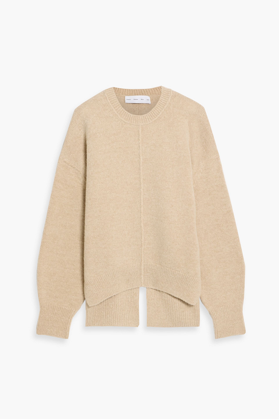 proenza schouler - kellen knitted sweater - neutral - xxs