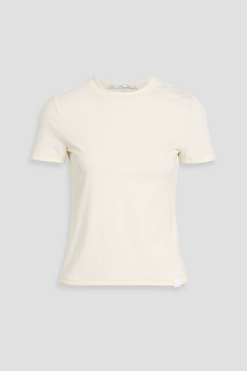 Proenza Schouler Cotton-blend Jersey T-shirt In White