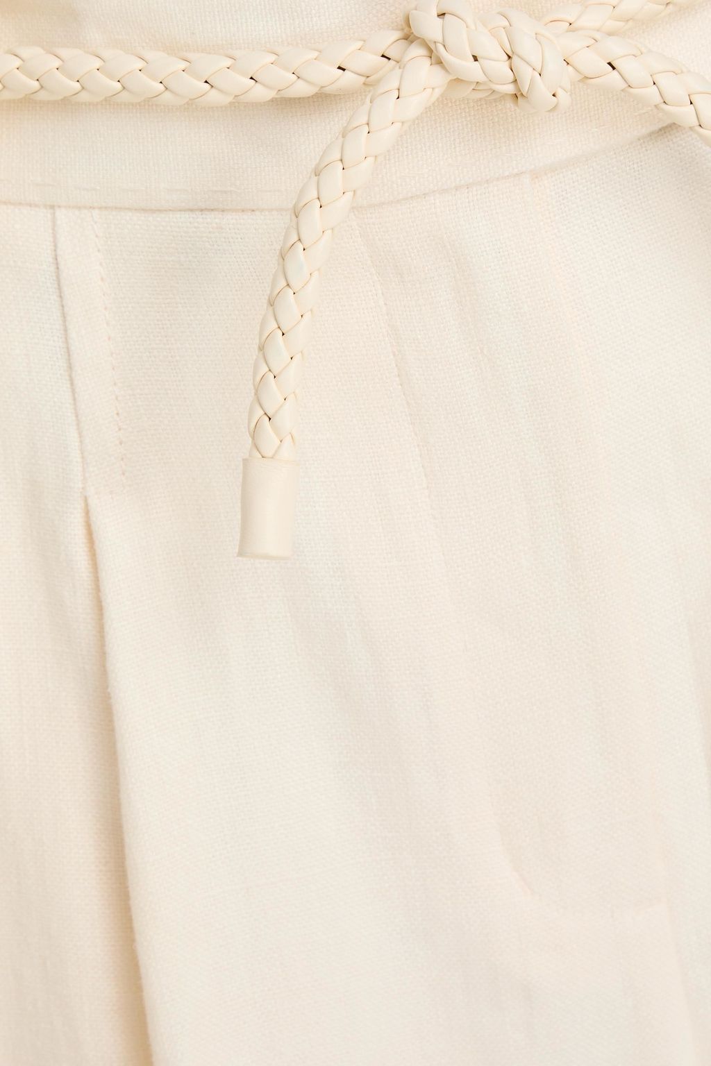 ZIMMERMANN Belted linen wide-leg pants | THE OUTNET