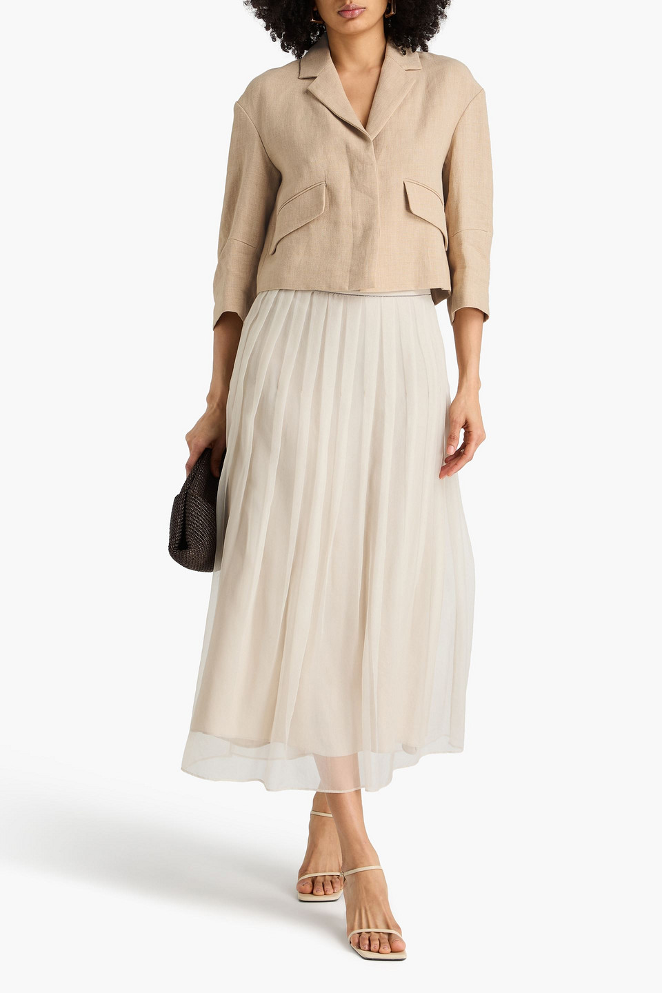  Brunello Cucinelli - Linen Blazer - Neutral - It 42 