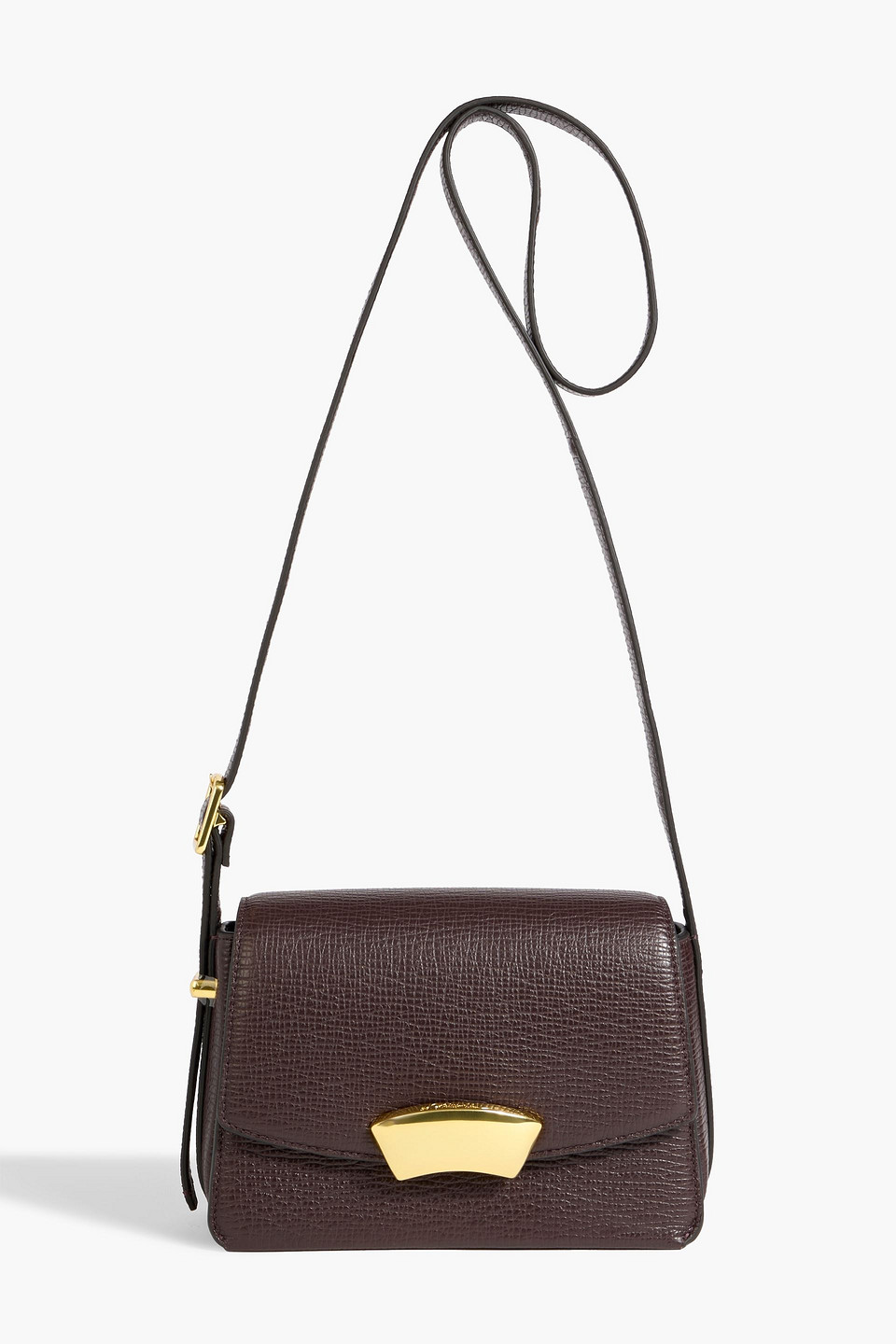 3.1 Phillip Lim Id Pebbled-leather Crossbody Bag In Brown