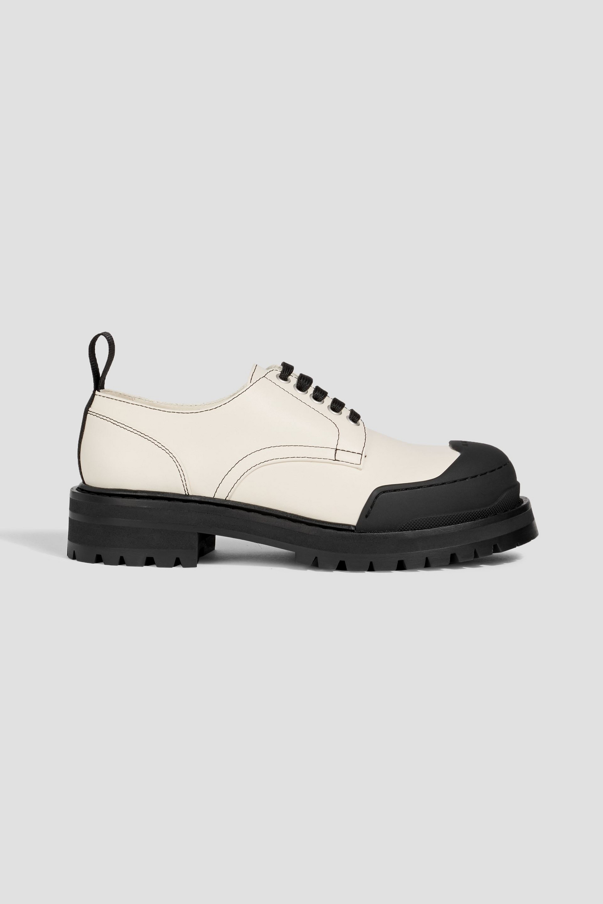 Marni Dada Army rubber-trimmed leather brogues