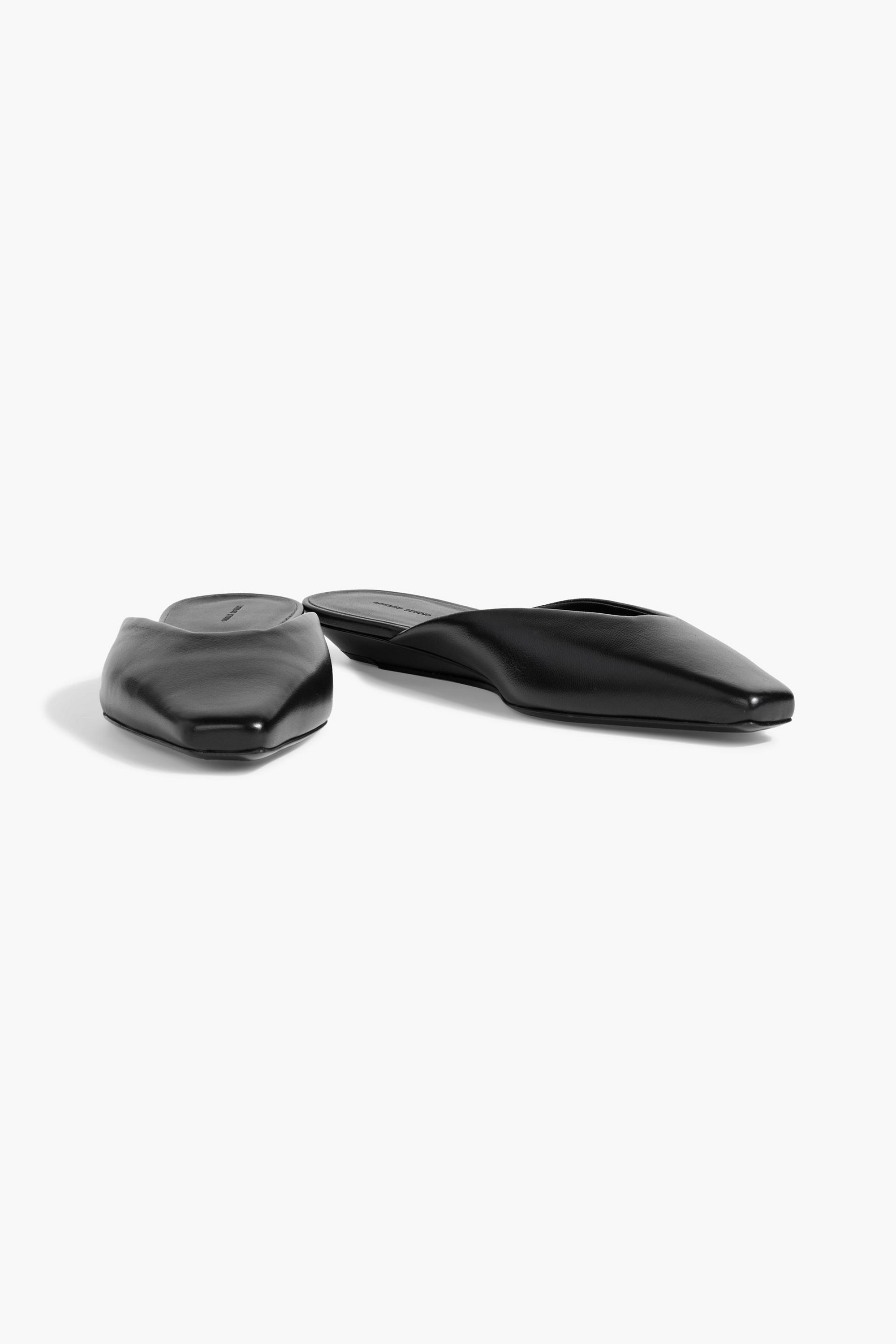 Loulou Studio Liz leather slippers thumbnail
