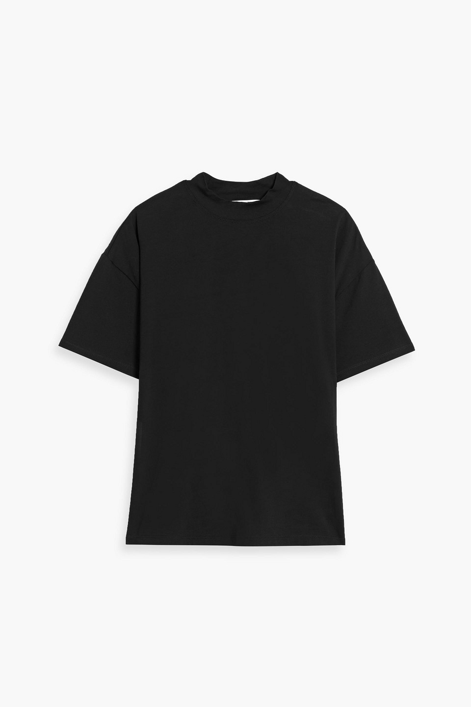 proenza schouler - stretch-cotton jersey t-shirt - black - xs
