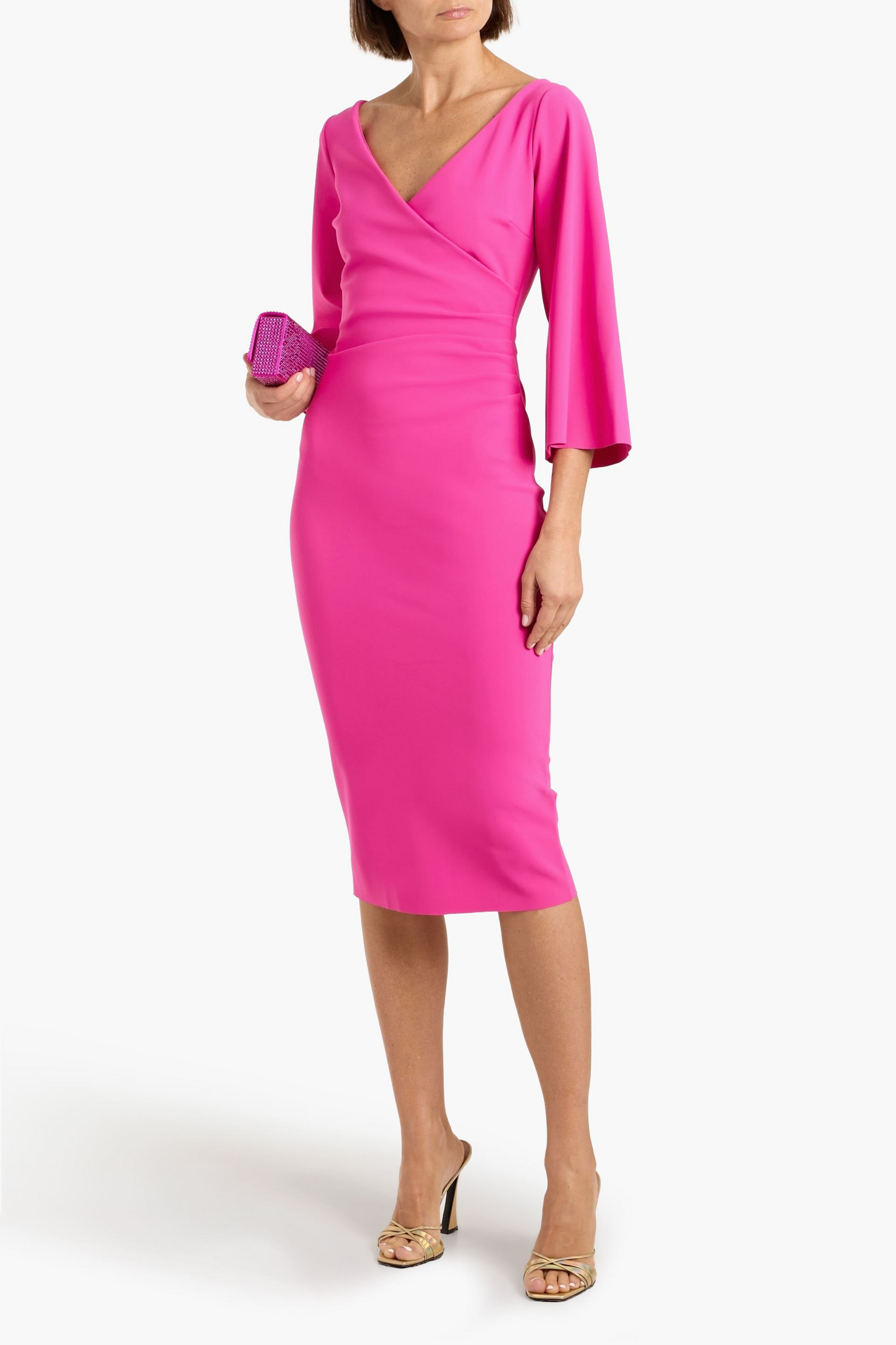 CHIARA BONI LA PETITE ROBE Masami wrap-effect stretch-jersey midi dress