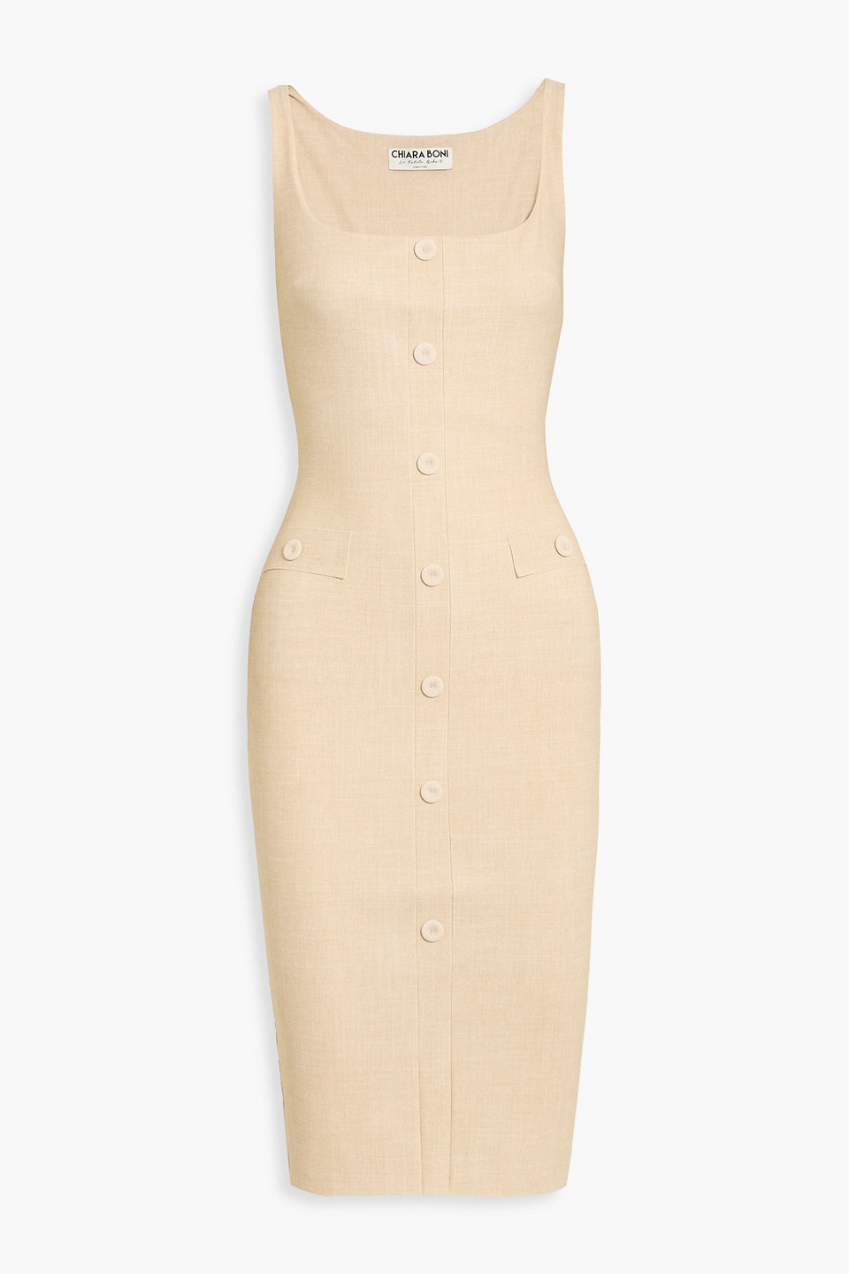 chiara boni la petite robe - josuke printed stretch-jersey dress - neutral - it 46