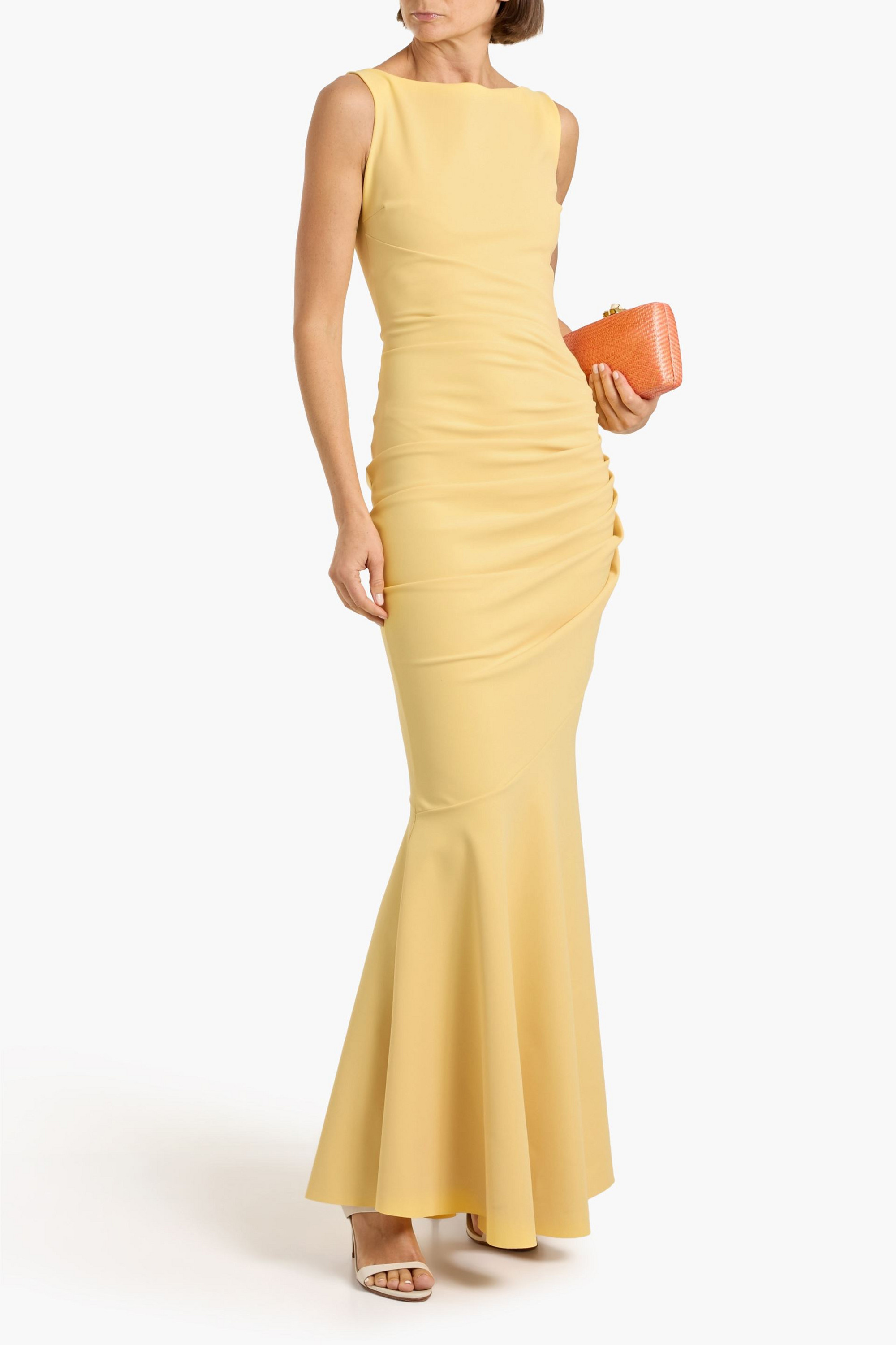 CHIARA BONI LA PETITE ROBE Hisato draped stretch-jersey gown