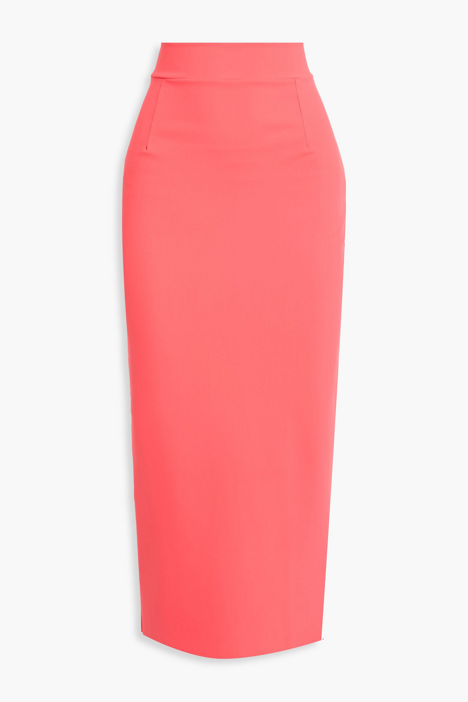 chiara boni la petite robe - luminette stretch-jersey midi pencil skirt - orange - it 38