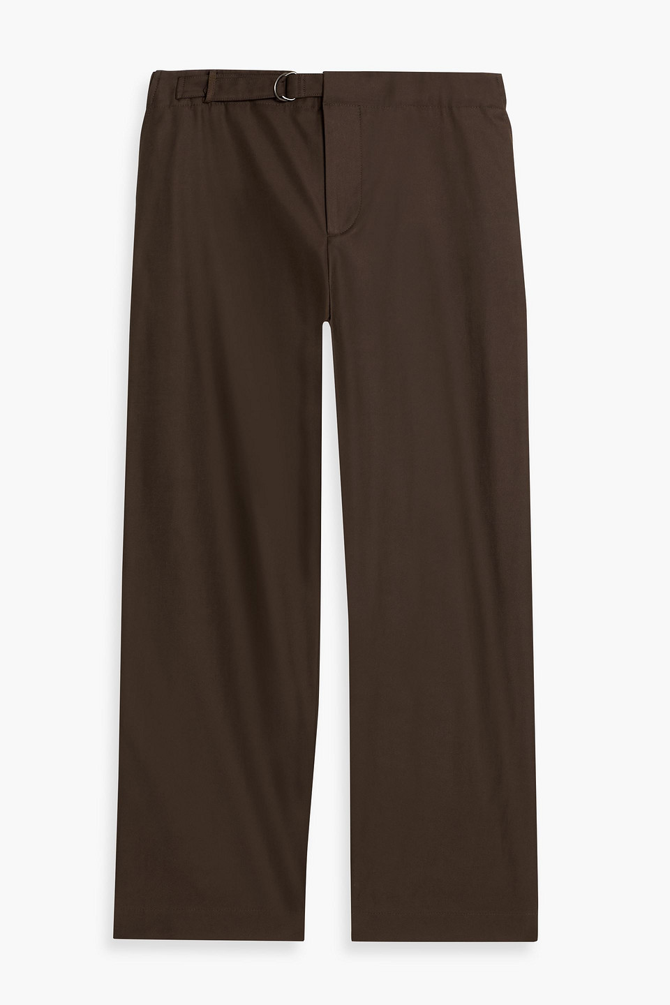 Le 17 Septembre Cotton-blend Twill Pants In Brown