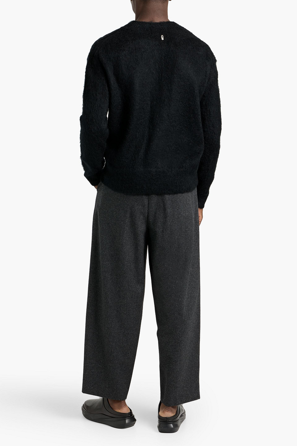  Le 17 Septembre - Gebürsteter Strickpullover - Schwarz - It 46 