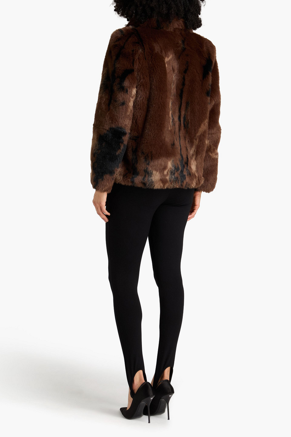  Victoria Beckham - Plüschjacke - Braun - Uk 12 