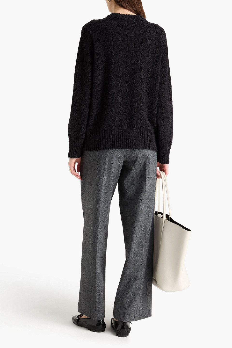  Loulou De Saison - Pullover Aus Baumwolle - Schwarz - Xs 