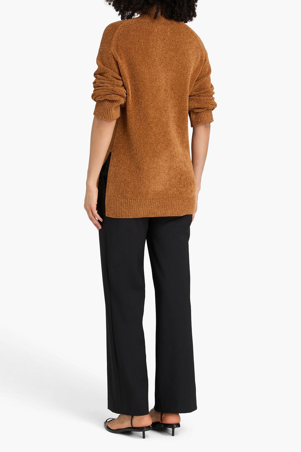  Loulou De Saison - Pullover „tuva“ Aus Gerippter Seide - Braun - Xs 