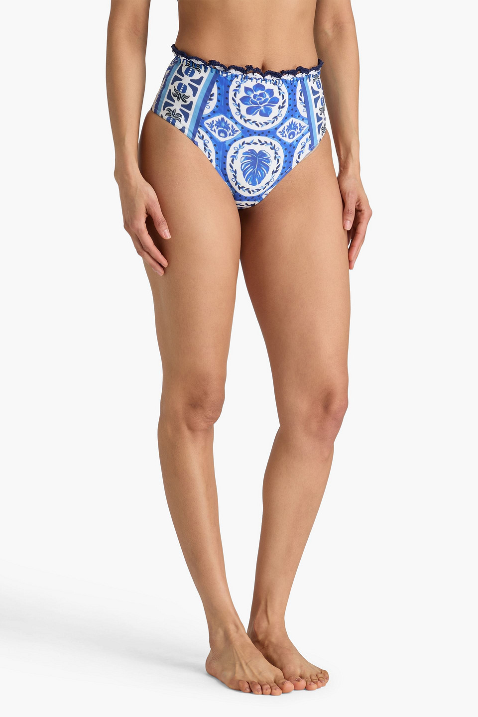 Farm Rio - Bikini-höschen Mit Print - Blau - Xs 