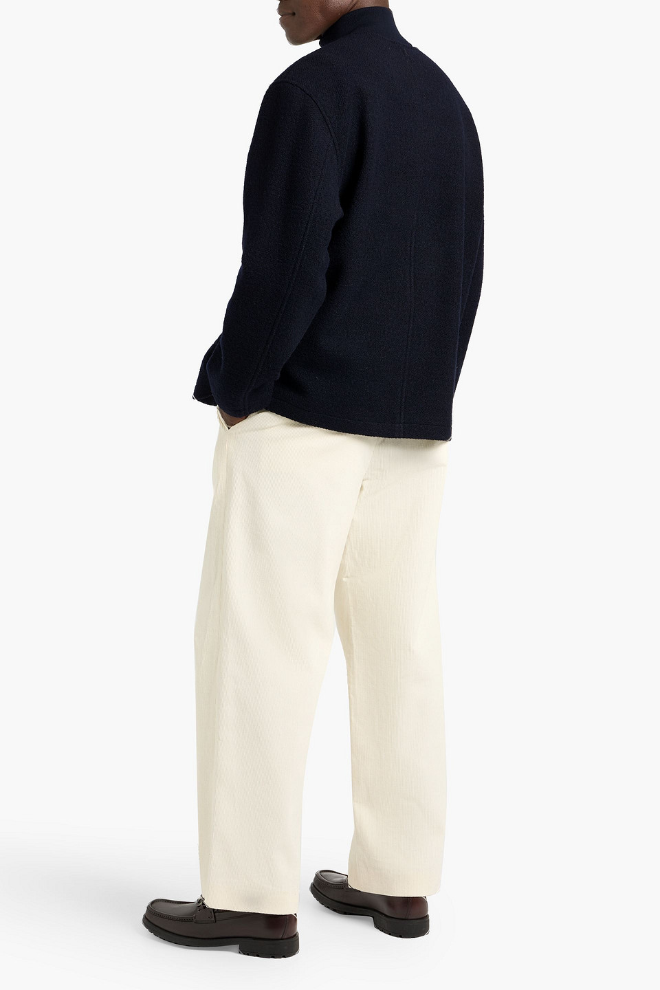  Le 17 Septembre - Wool-blend Bouclé Jacket - Blue - It 46 
