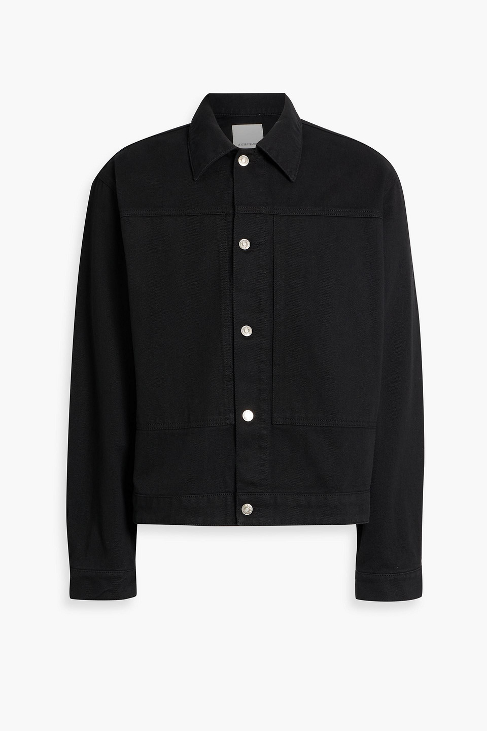 Le 17 Septembre Denim Jacket In Black