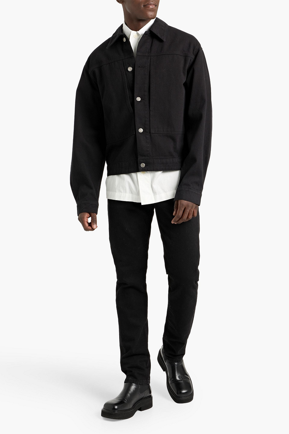 Le 17 Septembre - Jeansjacke - Schwarz - It 46 
