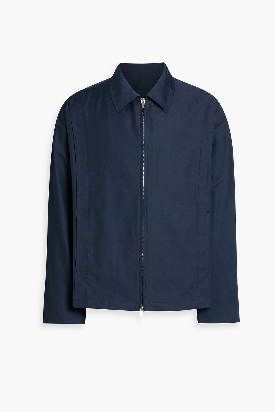 Le 17 Septembre Cotton-blend Twill Jacket In Blue