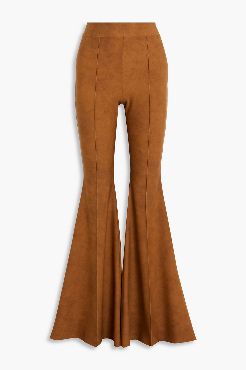 chiara boni la petite robe - forever printed stretch-jersey flared pants - brown - it 44
