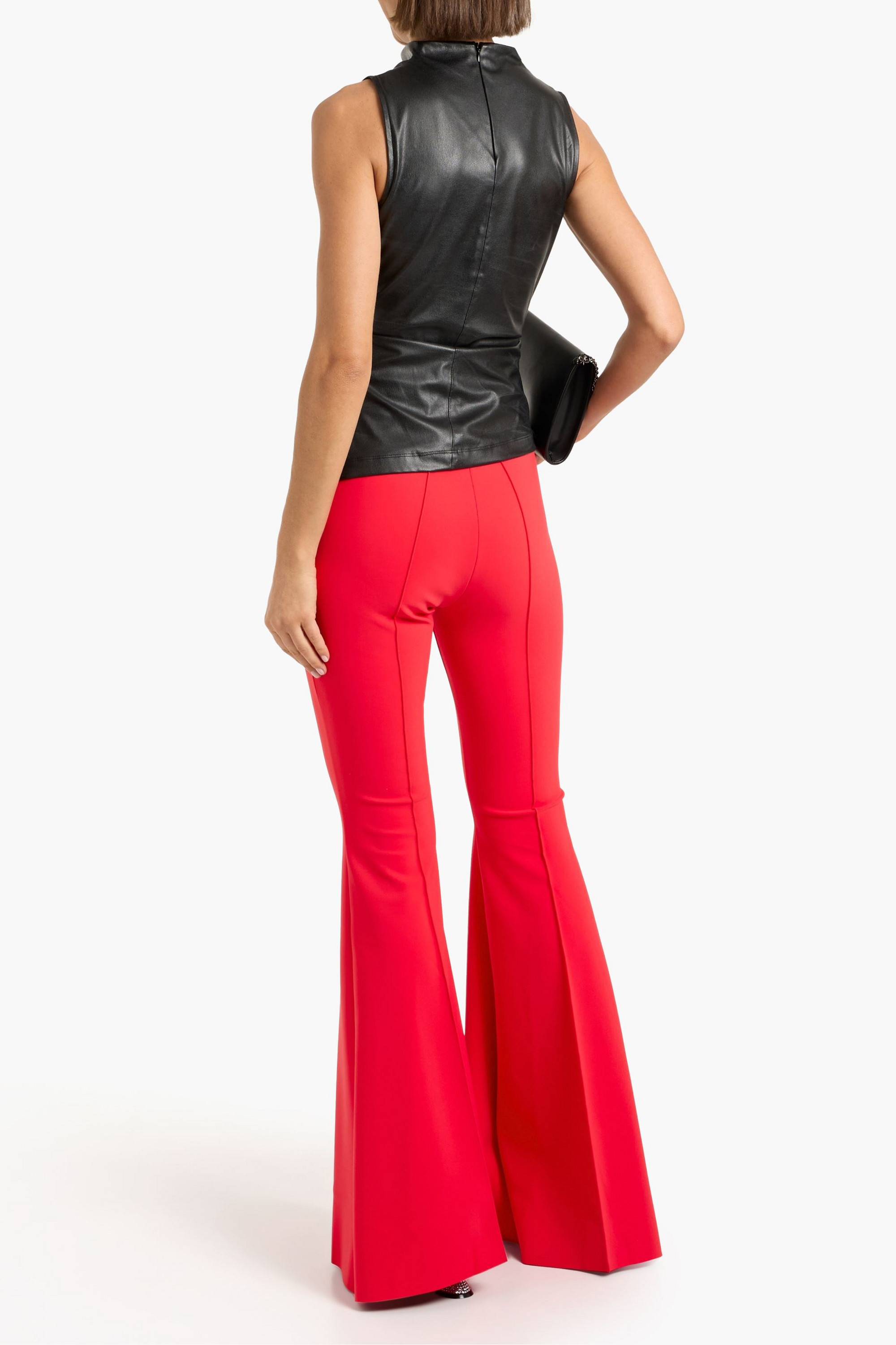 CHIARA BONI LA PETITE ROBE Forever stretch-jersey flared pants thumbnail