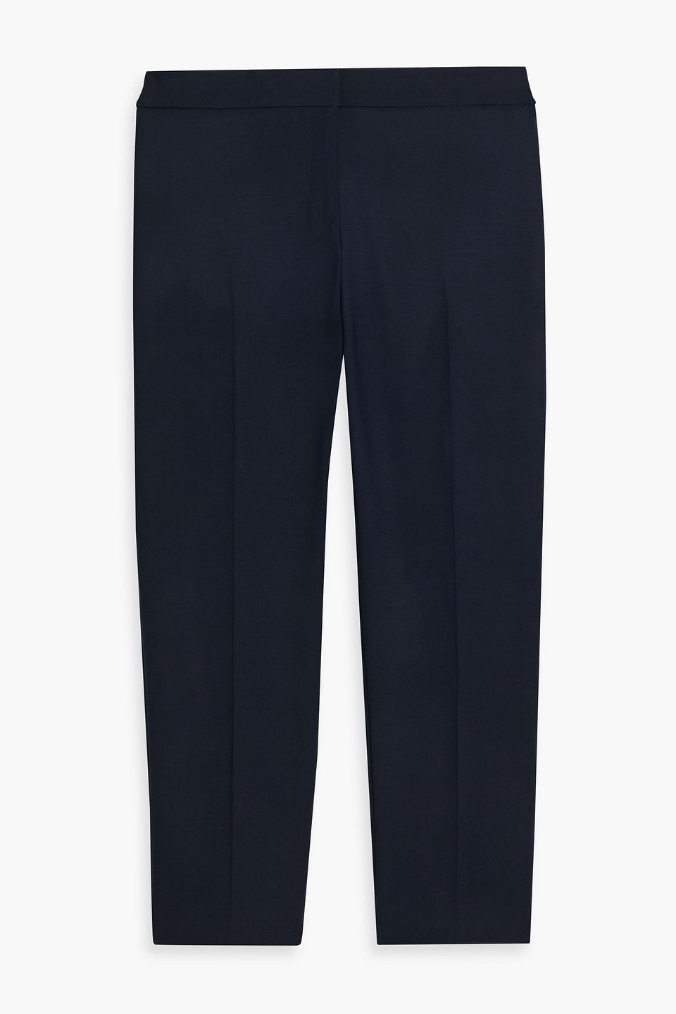 Oscar De La Renta Wool-blend Tapered Pants In Blue