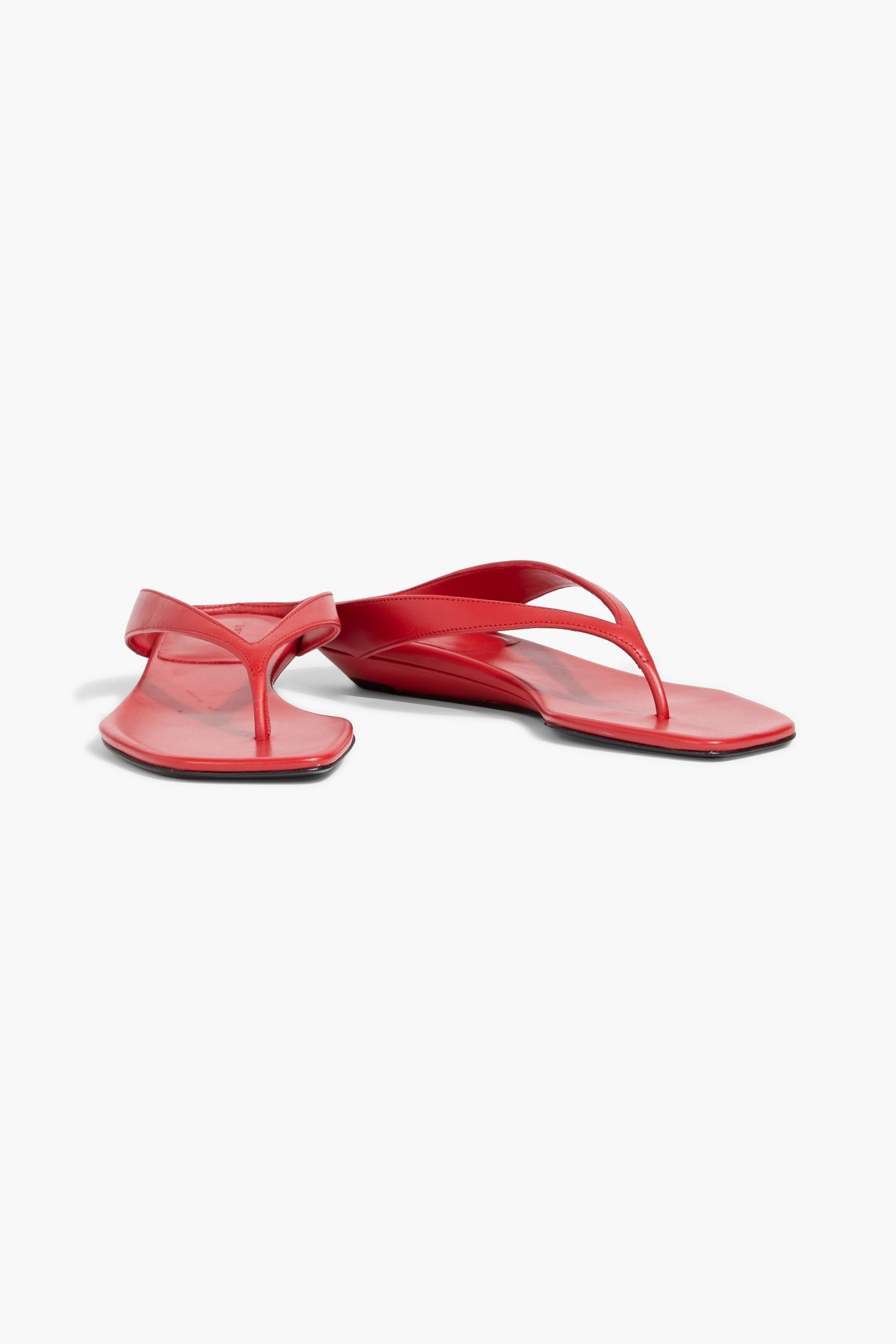 LOULOU DE SAISON Coda leather sandals thumbnail