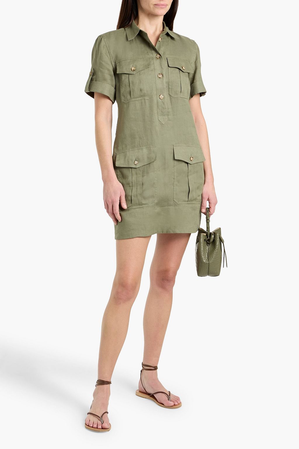 bertha mini shirt dress Alice + Olivia